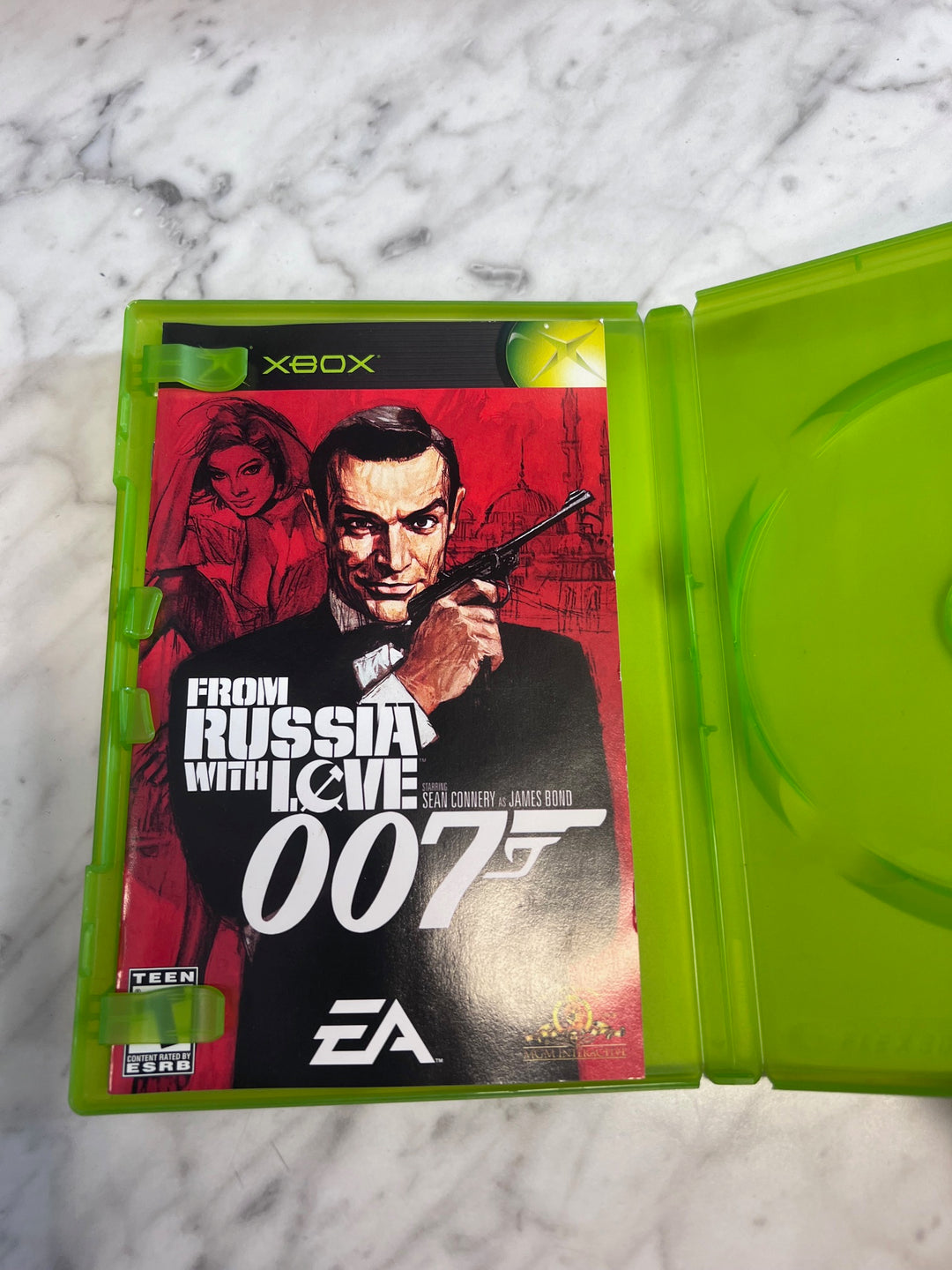 007 From Russia with Love Original Xbox CASE AND MANUAL ONLY CO123125