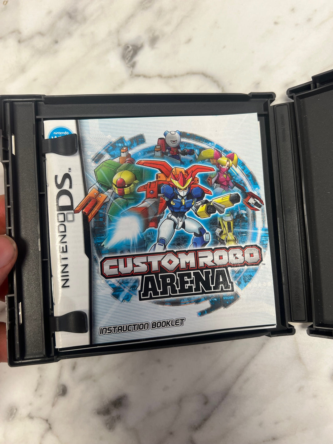 Custom Robo Arena for Nintendo DS CASE AND MANUAL ONLY    CO112724