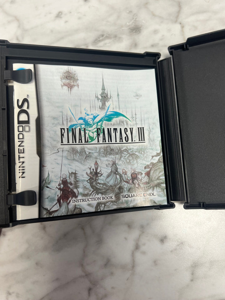 Final Fantasy III for Nintendo DS CASE AND MANUAL ONLY    CO112724