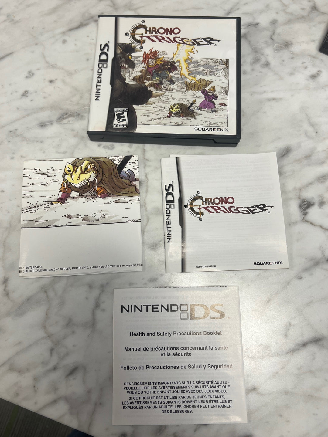 Chrono Trigger for Nintendo DS CASE AND MANUAL ONLY WITH MAP  CO112724