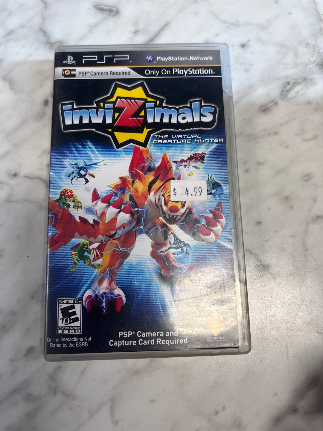 Invizimals PSP Playstation Portable CASE & MANUAL ONLY CO123125