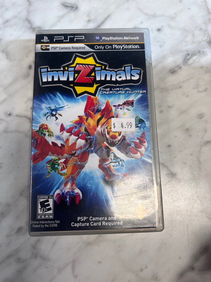 Invizimals PSP Playstation Portable CASE & MANUAL ONLY CO123125