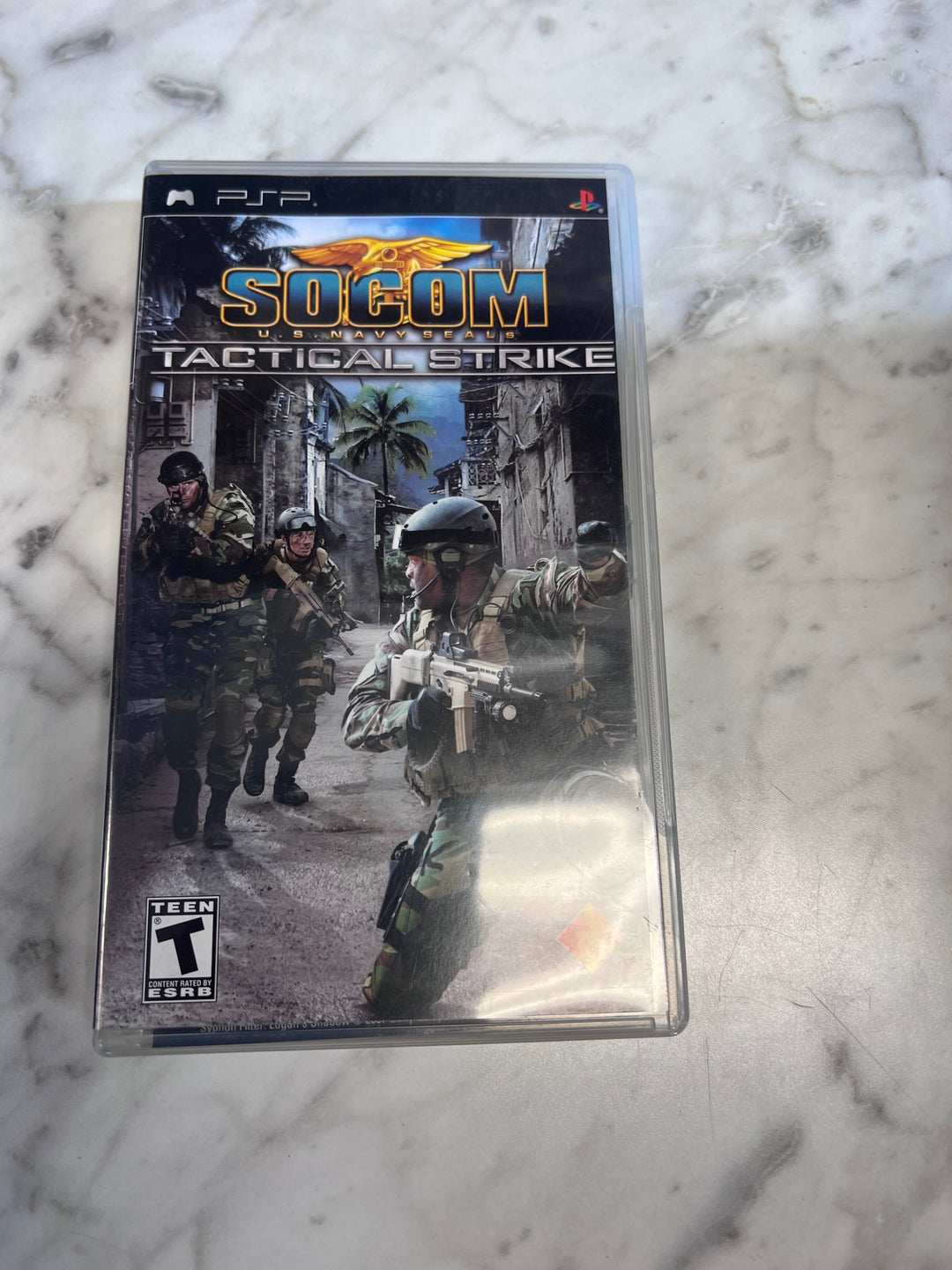 Socom Tactical Strike PSP Playstation Portable CASE & MANUAL ONLY CO123125