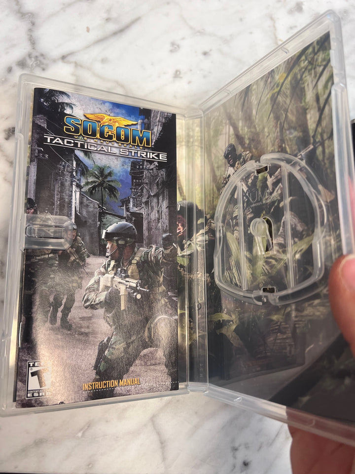 Socom Tactical Strike PSP Playstation Portable CASE & MANUAL ONLY CO123125