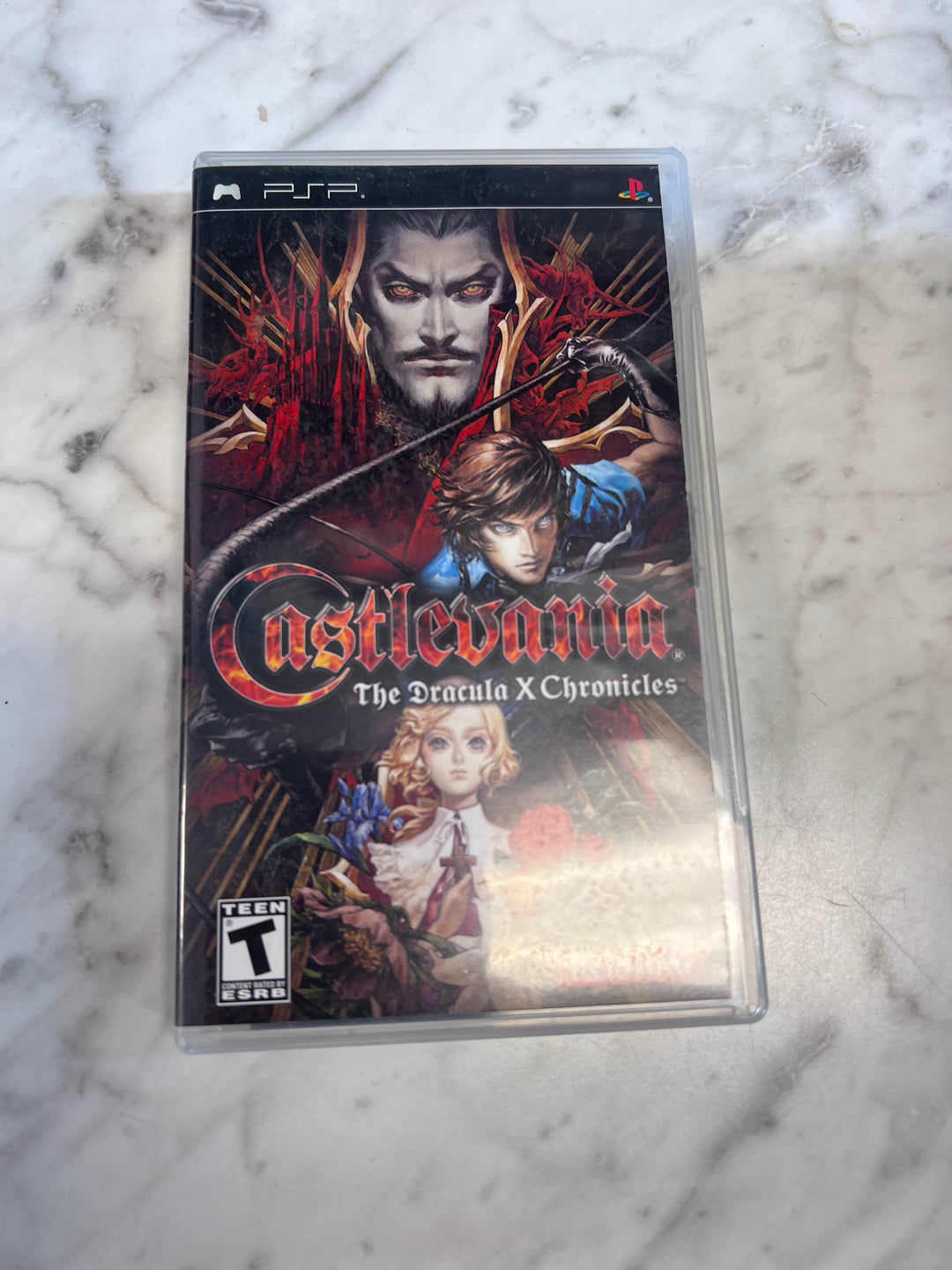 Castlevania Dracula X Chronicles PSP Playstation Portable CASE & MANUAL ONLY CO123125