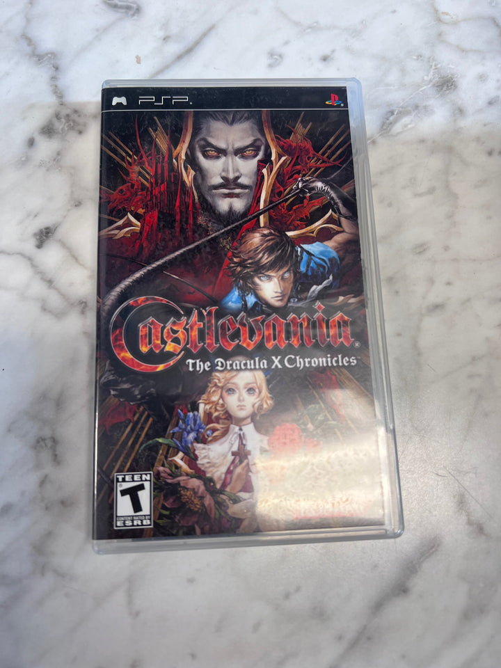 Castlevania Dracula X Chronicles PSP Playstation Portable CASE & MANUAL ONLY CO123125