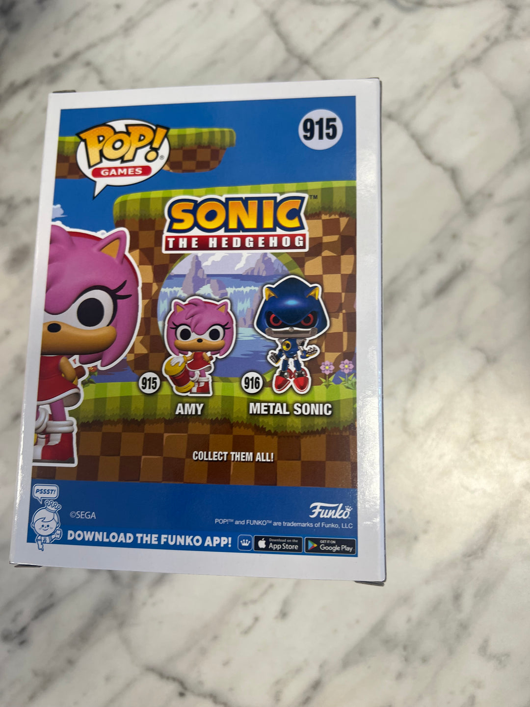 Games - Amy - Sonic the Hedgehog #915 Funko Pop   FP9224