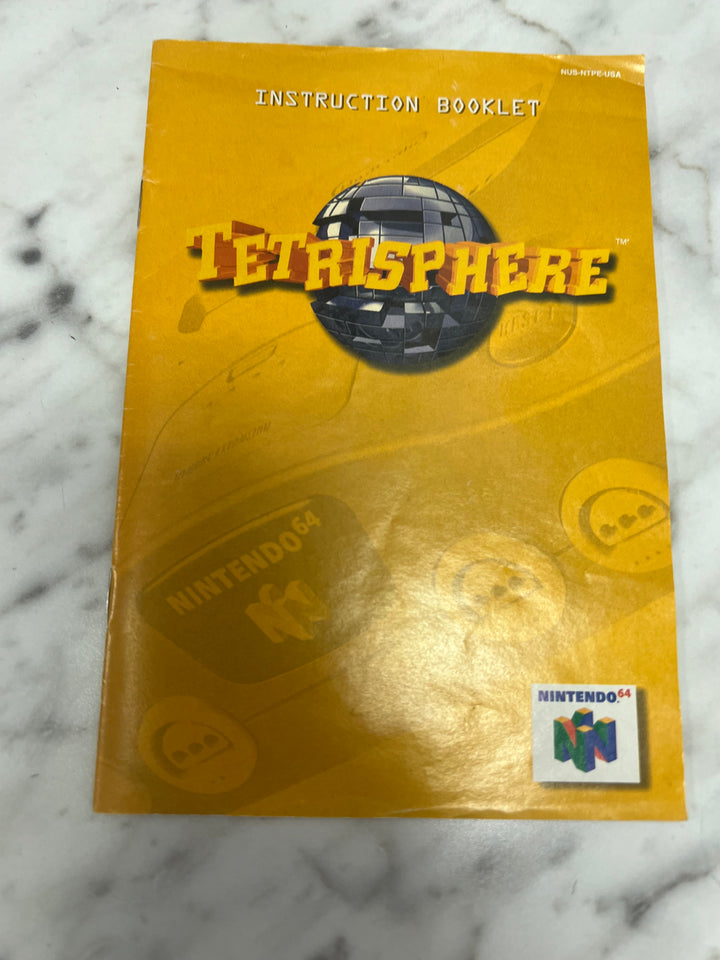 Tetrisphere for Nintendo 64 N64 Manual Only R112724