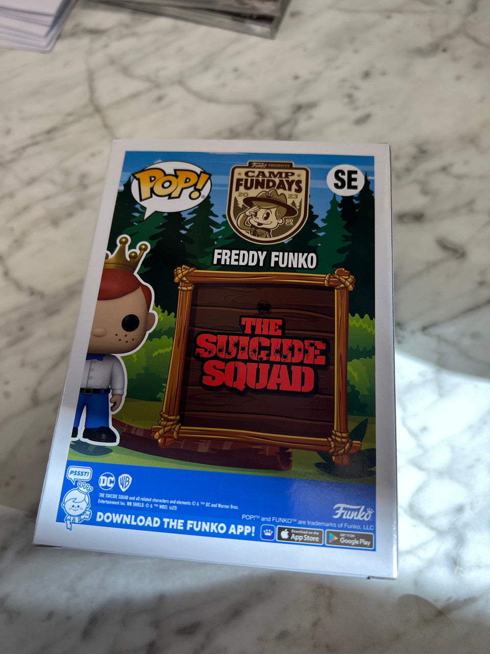 Funko Pop Freddy As Polka Dot Man Box Of Fun Camp Fundays Suicide Squad 3500 pcs