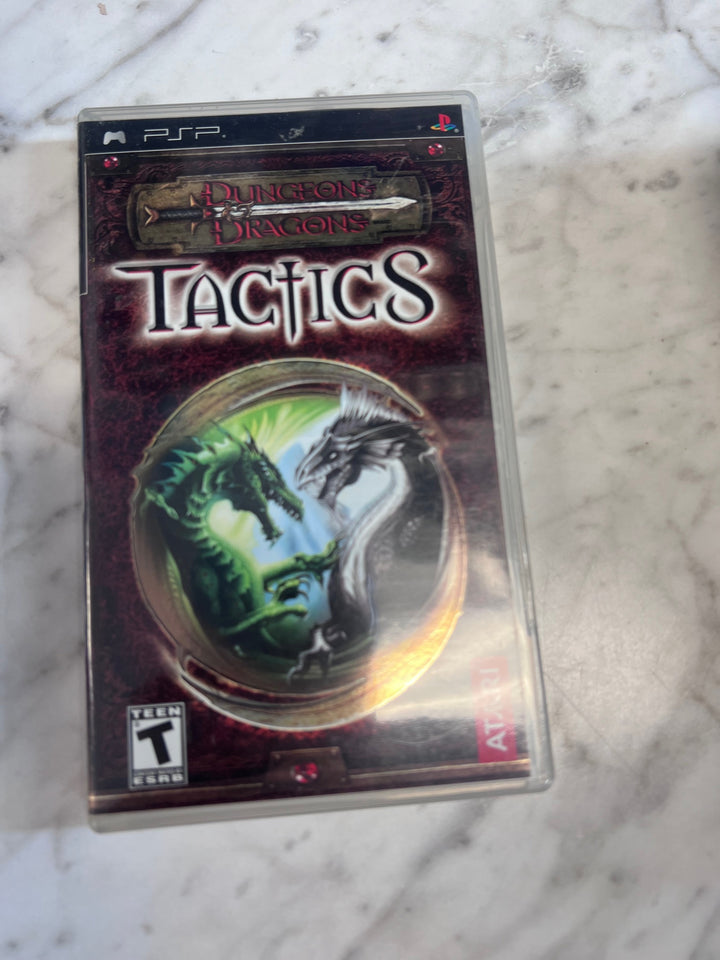 Dungeons & Dragons Tactics PSP Playstation Portable CASE & MANUAL ONLY CO123125