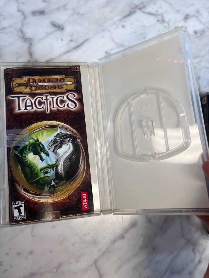 Dungeons & Dragons Tactics PSP Playstation Portable CASE & MANUAL ONLY CO123125