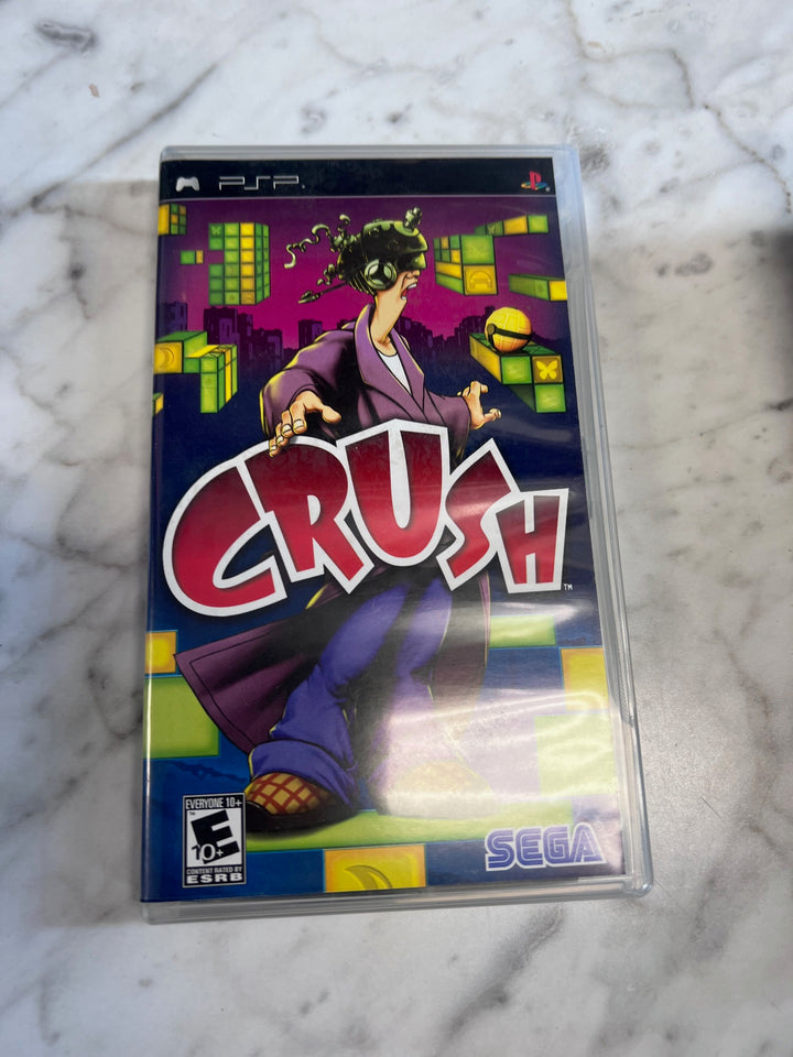 Crush PSP Playstation Portable CASE & MANUAL ONLY CO123125