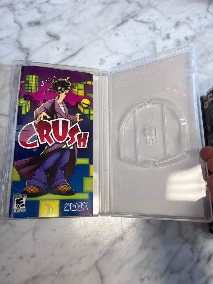 Crush PSP Playstation Portable CASE & MANUAL ONLY CO123125