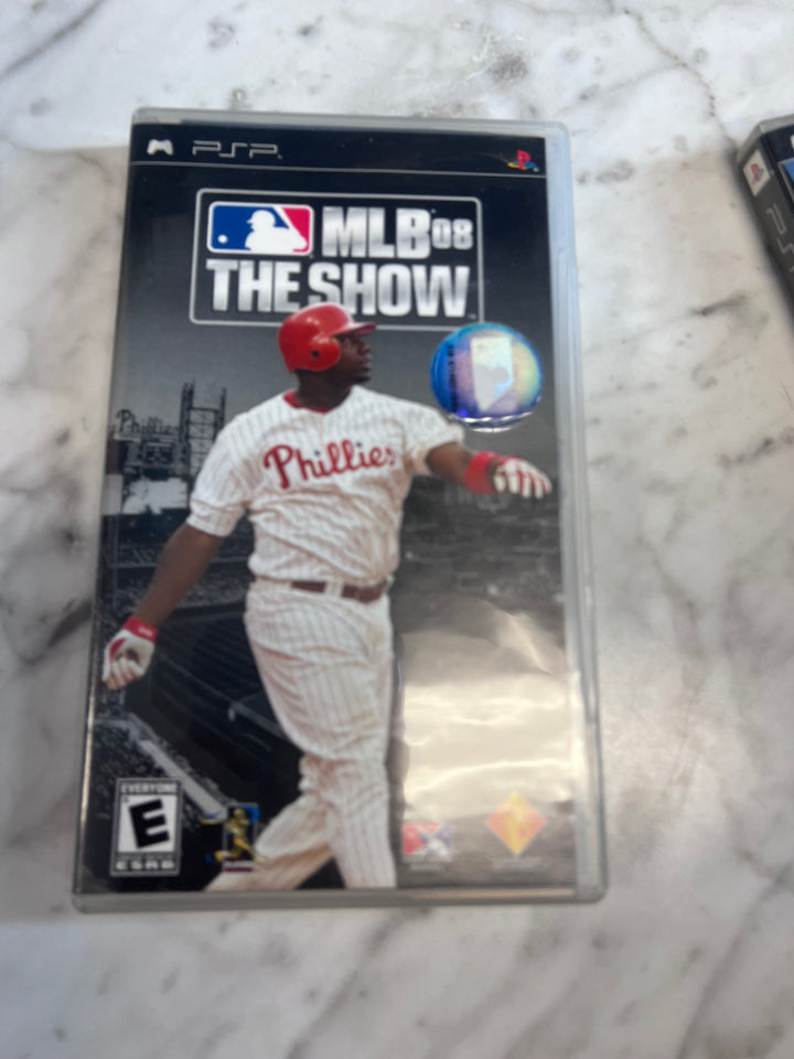 MLB 08 The Show PSP Playstation Portable CASE & MANUAL ONLY CO123125