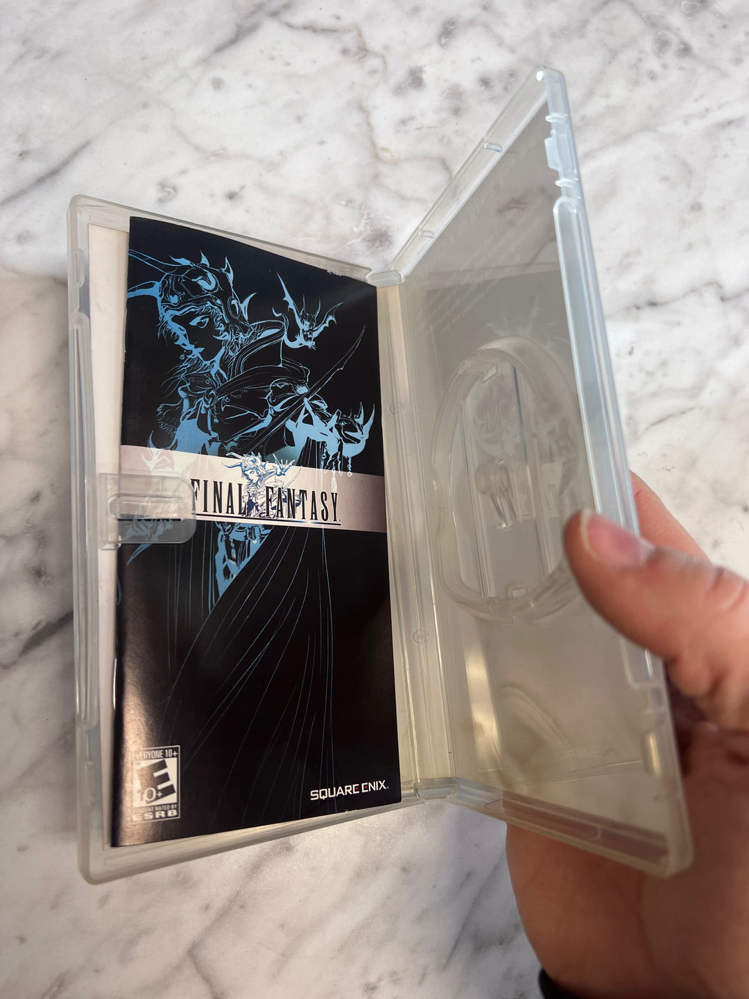 Final Fantasy I PSP Playstation Portable CASE & MANUAL ONLY CO123125