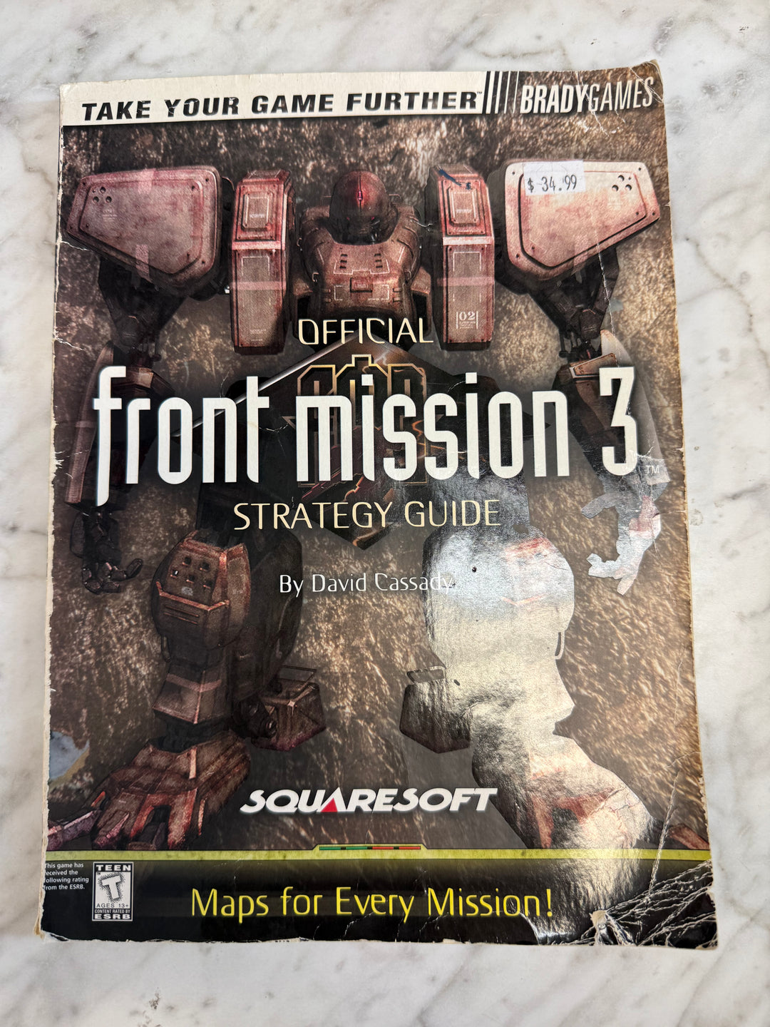 Official Front Mission 3 Strategy Guide - BradyGames ST6726