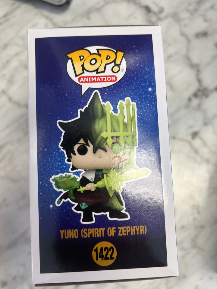 Funko Pop! Black Clover: Yuno with Spirit of Zephyr #1422 (Glow) PX Exclusive  FP9224