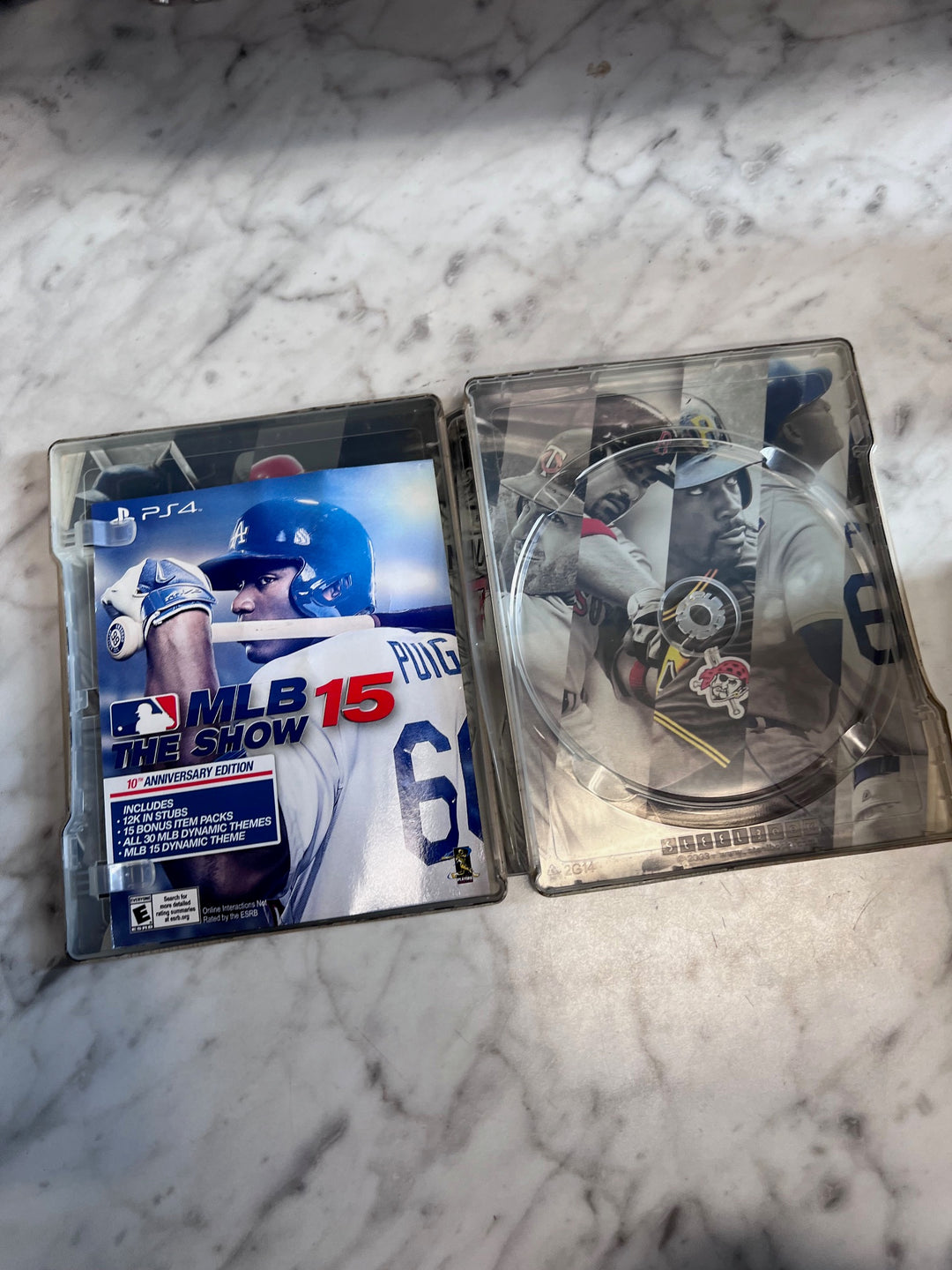 MLB The Show 15 10th Anniversary Edition Steelbook Case ONLY CO123125