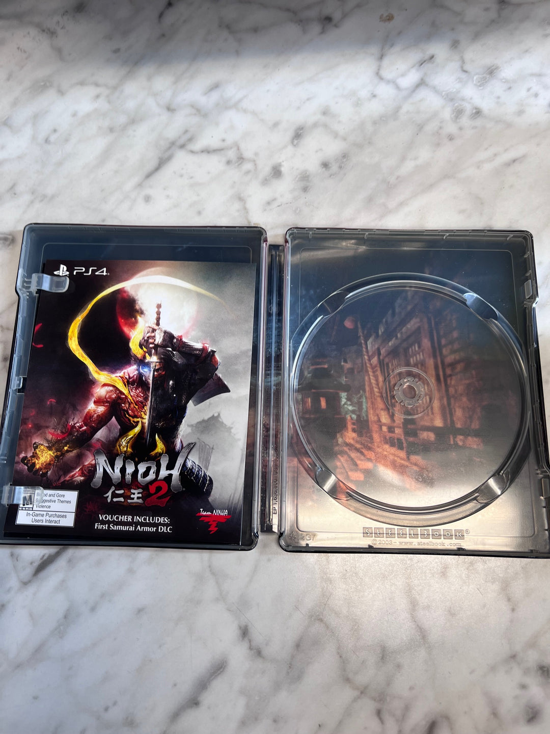 Nioh 2 Steelbook Case ONLY CO123125
