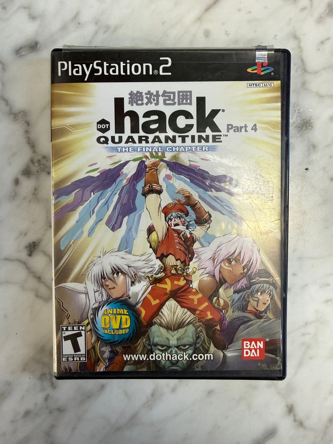 Dot Hack Quarantine - Anime DVD, Manual & Case ONLY) - NO GAME CO6826