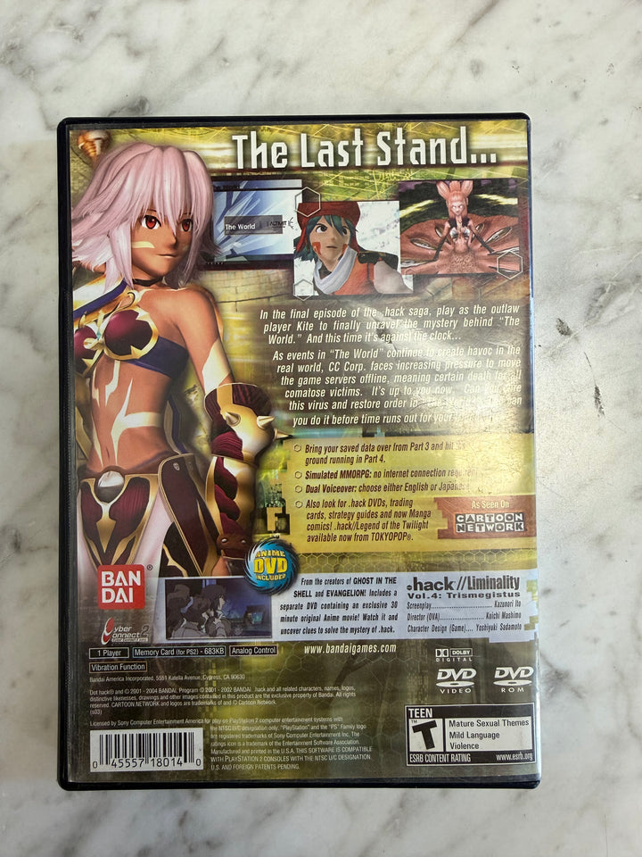 Dot Hack Quarantine - Anime DVD, Manual & Case ONLY) - NO GAME CO6826