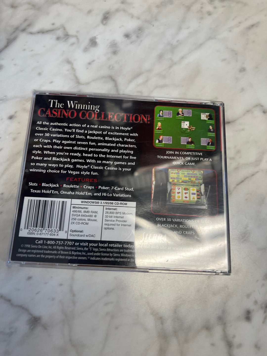 Hoyle Classic Casino for Windows PC PC62025