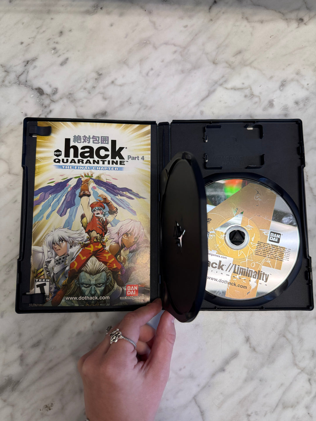 Dot Hack Quarantine - Anime DVD, Manual & Case ONLY) - NO GAME CO6826