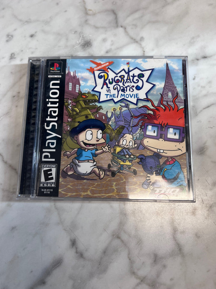 Rugrats in Paris the Movie PS1 Playstation Case & Manual ONLY CO123125