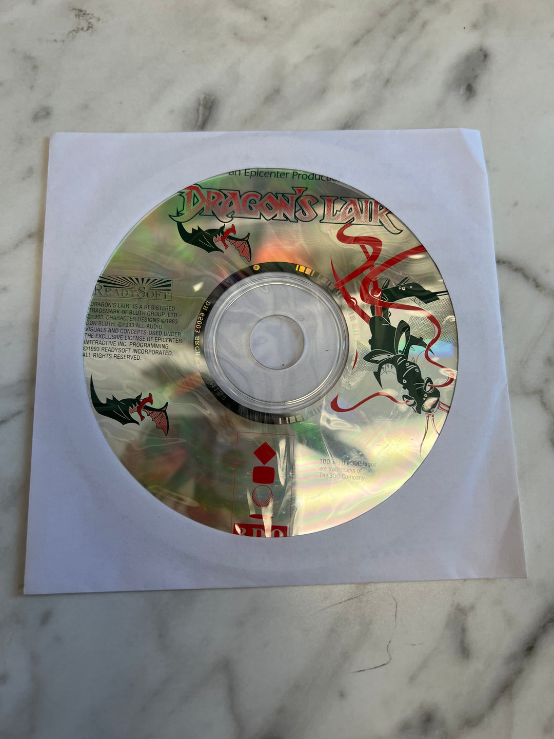 Dragon's Lair for Panasonic 3DO Disc Only Tested and Working     DO61924