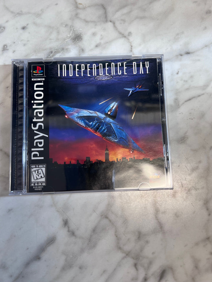 Independence Day PS1 Playstation Case & Manual ONLY CO123125