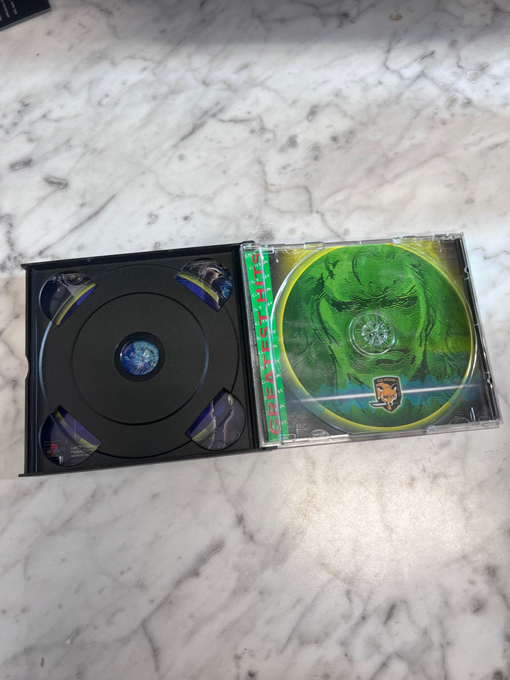 Metal Gear Solid Greatest Hits PS1 Playstation Case & Manual ONLY CO123125