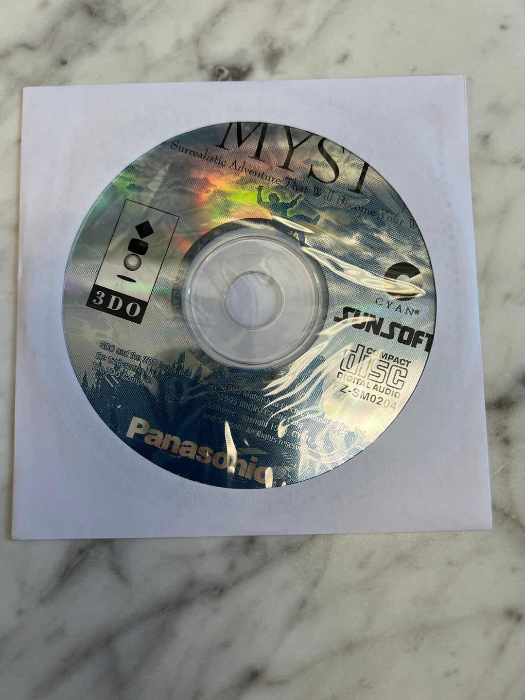 Myst for Panasonic 3DO Disc Only Tested and Working     DO61924
