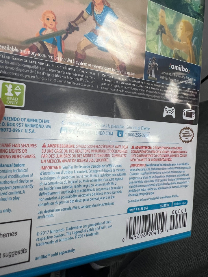 Legend Of Zelda: Breath of the Wild - Wii U W32425