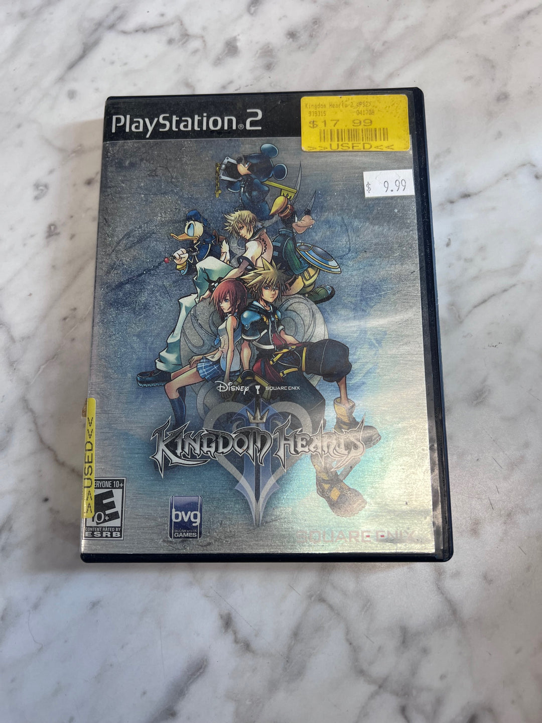 Kingdom Hearts II PS2 Playstation 2 Case & Manual ONLY CO123125