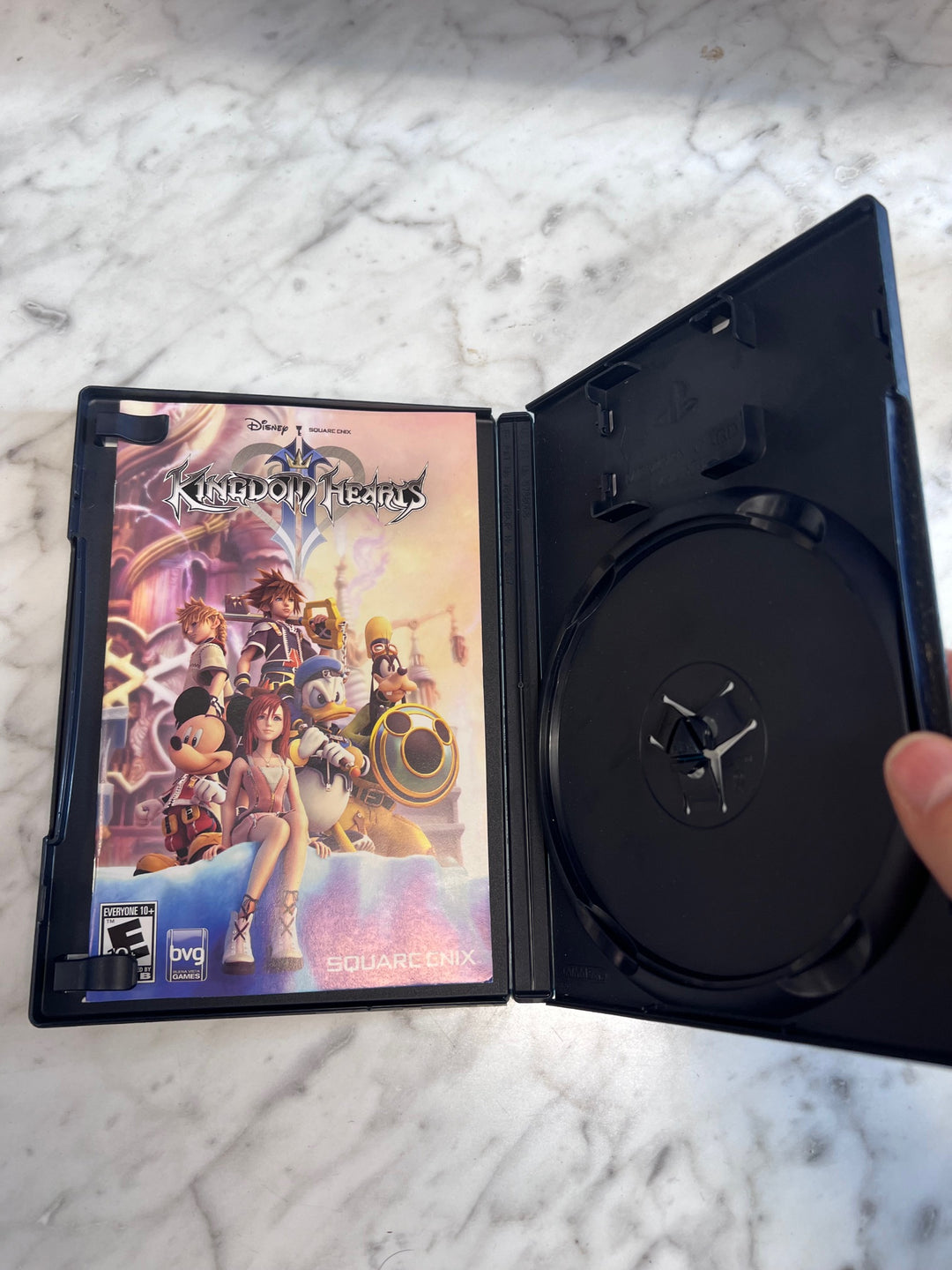 Kingdom Hearts II PS2 Playstation 2 Case & Manual ONLY CO123125