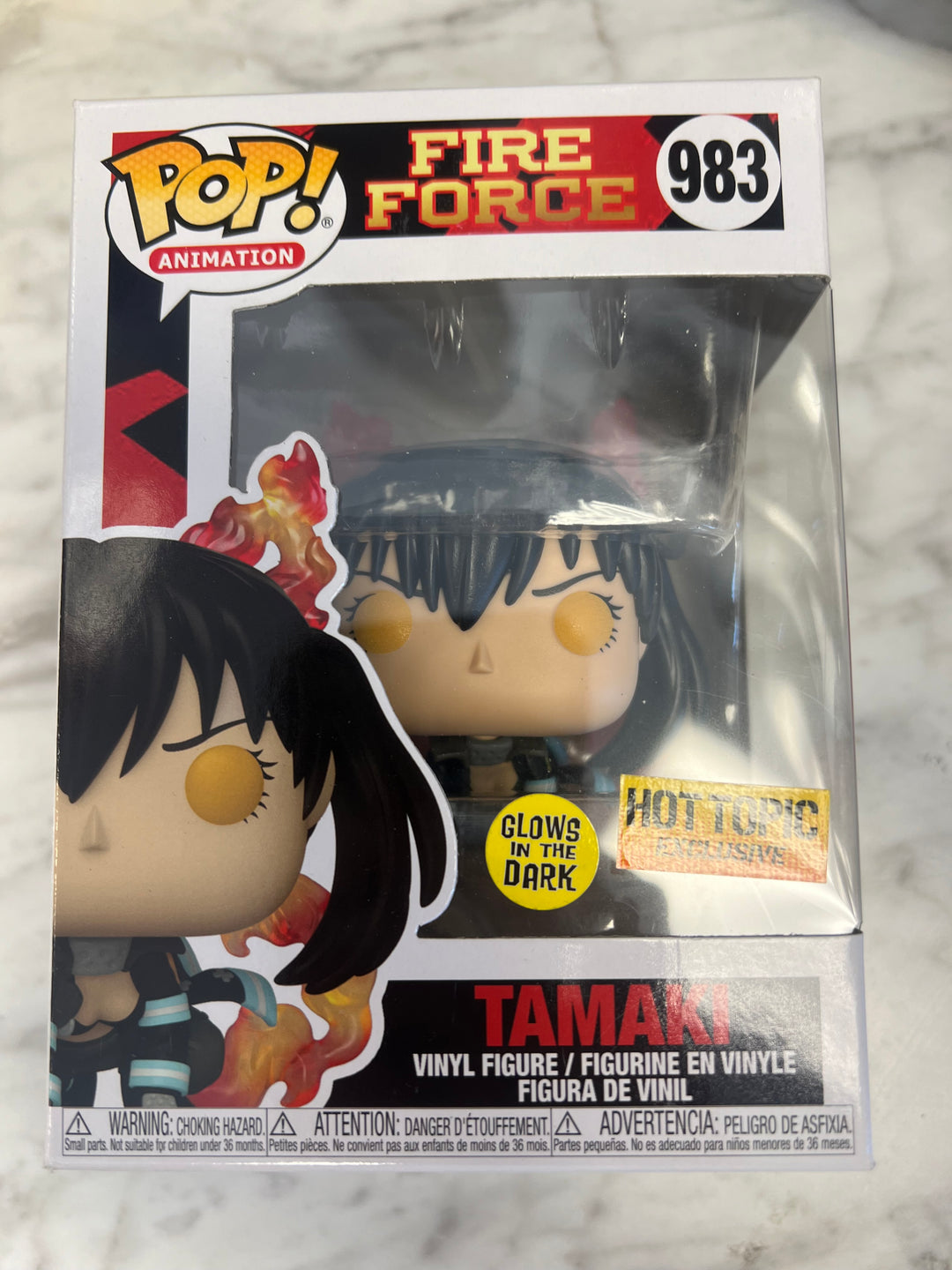 Funko Pop Fire Force Tamaki Glow Hot Topic Exclusive 983 GITD FP9224