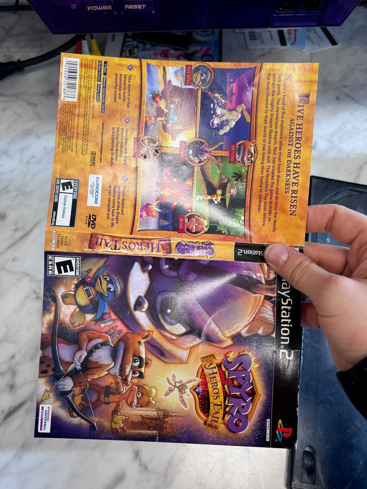 Spyro A Hero's Tail PS2 Playstation 2 Case ONLY CO123125