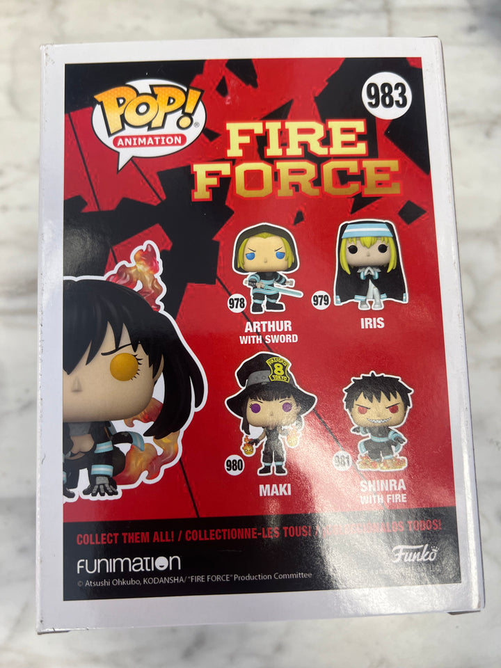 Funko Pop Fire Force Tamaki Glow Hot Topic Exclusive 983 GITD FP9224