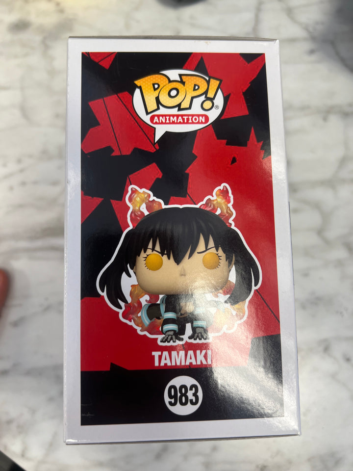 Funko Pop Fire Force Tamaki Glow Hot Topic Exclusive 983 GITD FP9224