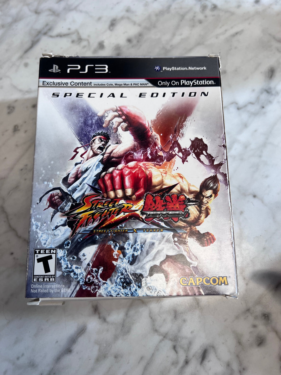 Street Fighter X Tekken Special Edition PS3 Playstation 3 Outer Box ONLY CO123125