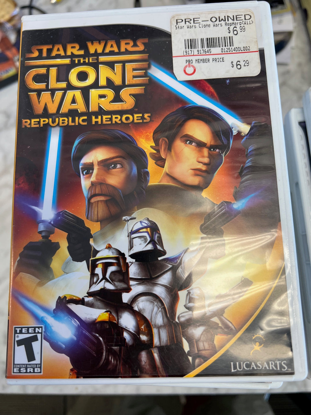 Star Wars the Clone Wars Republic Heroes- Wii W32425