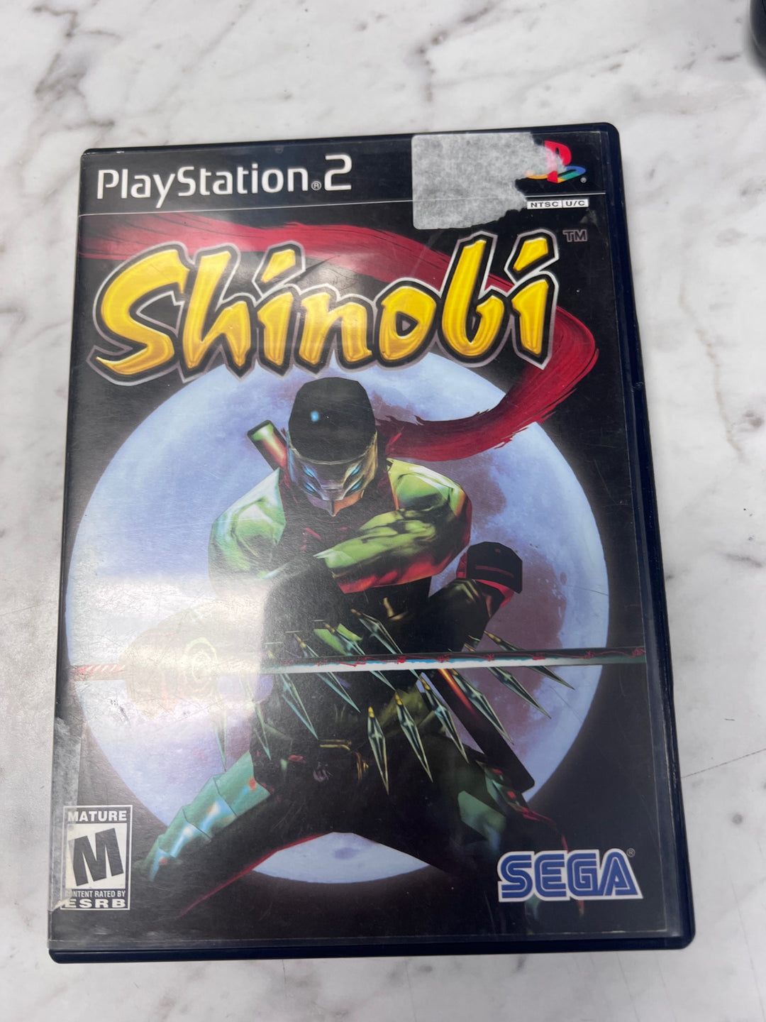 Shinobi PS2 Playstation 2 Case & Manual ONLY CO123125