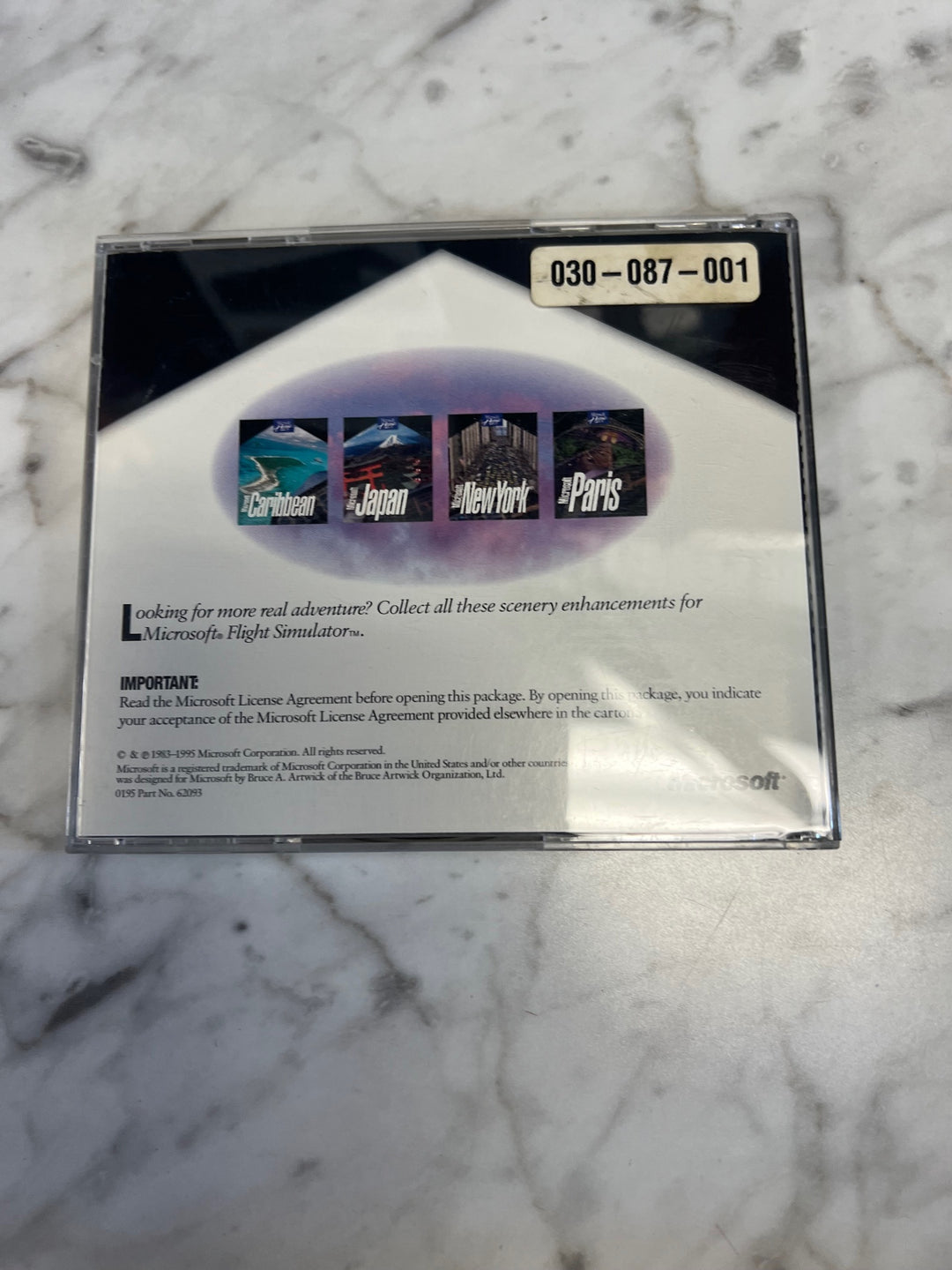 Microsoft Flight Simulator for DOS PC PC62025