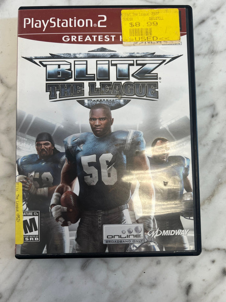 NFL Blitz the League PS2 Playstation 2 Case and Manual ONLY D12124