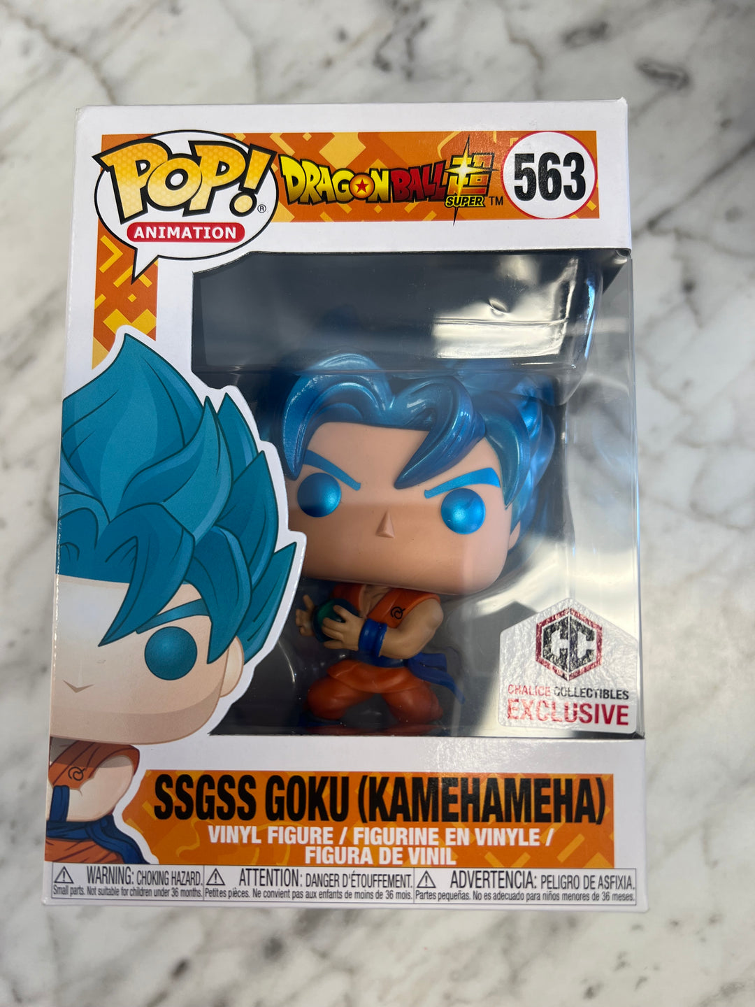 Funko Pop! Dragon Ball Super SSGSS Goku (Kamehameha) Chalice Exclusive #563 FP9224