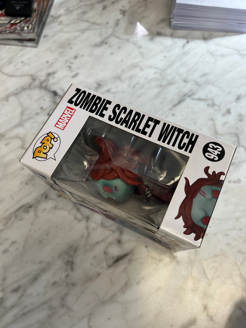 Funko Pop Marvel What If? Zombie Scarlet Witch Figure 943