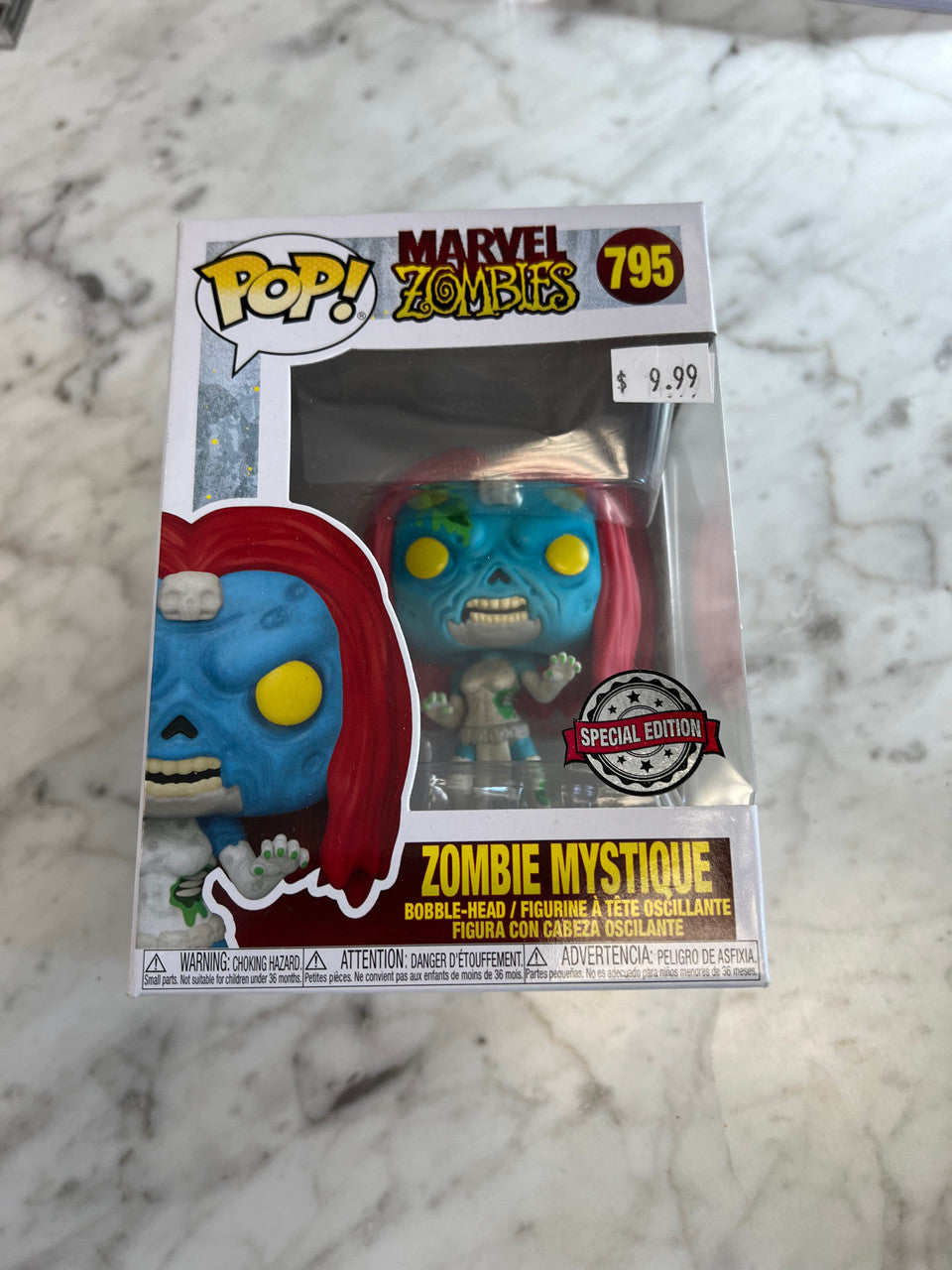 Funko Pop Zombie Mystique 795 Marvel Zombies Special Edition Vinyl Figure!!!!