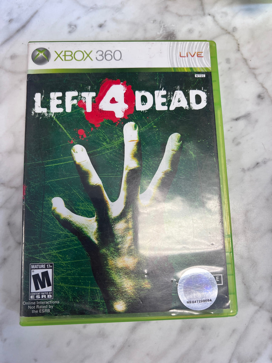 Left 4 Dead Xbox 360 Case and Manual ONLY CO91725