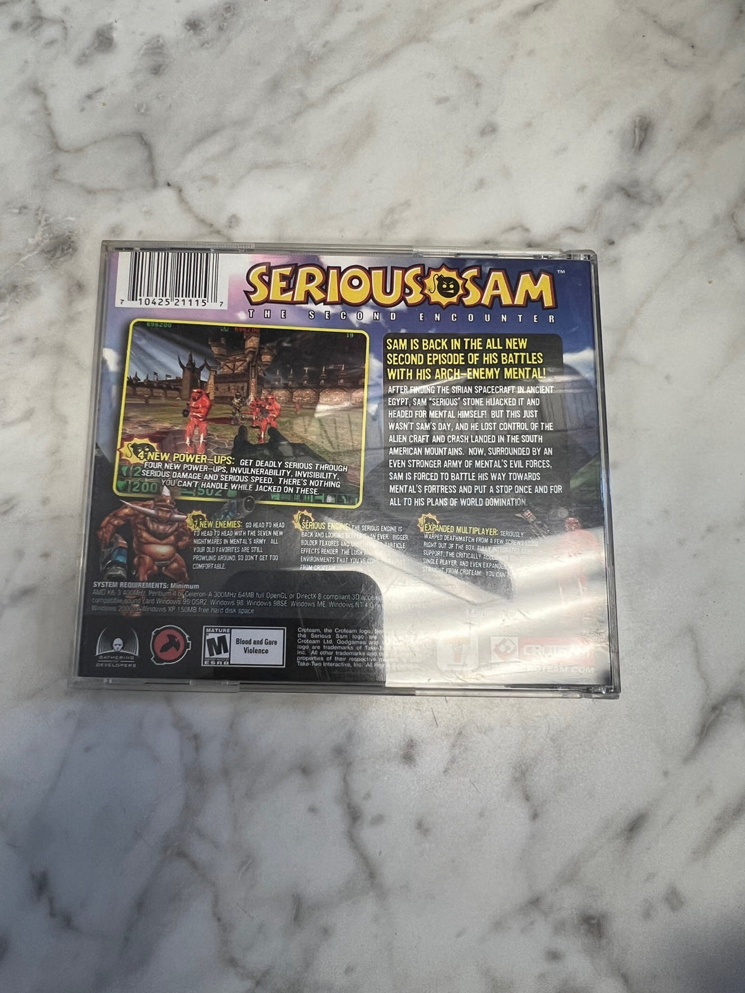 Serious Sam the Second Encounter for Windows PC PC62025