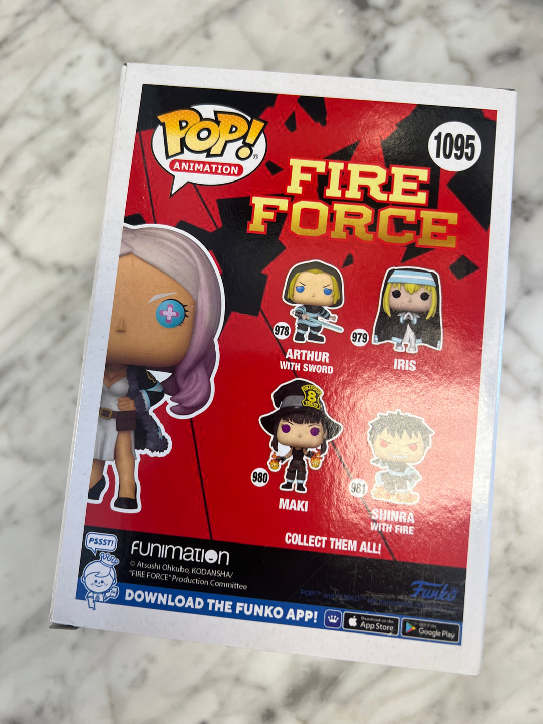 Funko Pop Fire Force Princess Hibana #1095 GITD 2022 Funimation Exclusive  FP9224